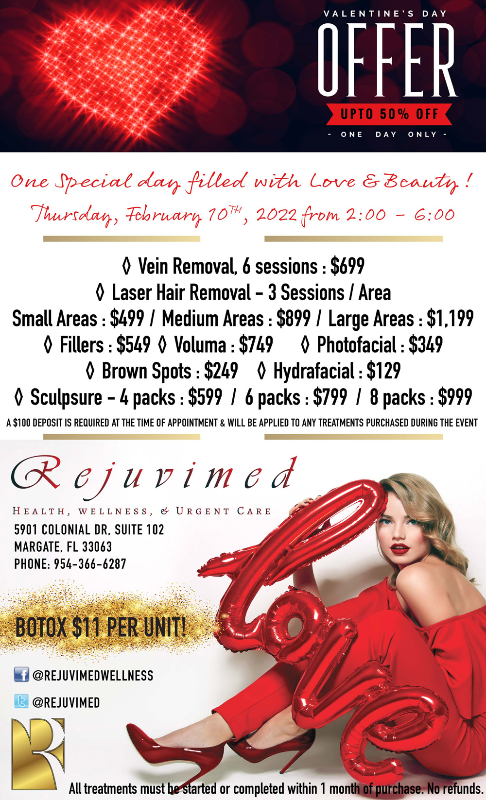 Rejuvimed Valentines day offer
